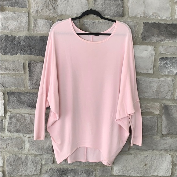Pink oversized long sleeve - Picture 1 of 8